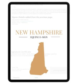 New Hampshire Equine E-Sign