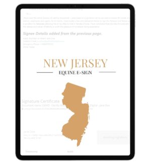 New Jersey Equine E-Sign