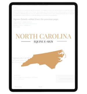North Carolina Equine E-Sign