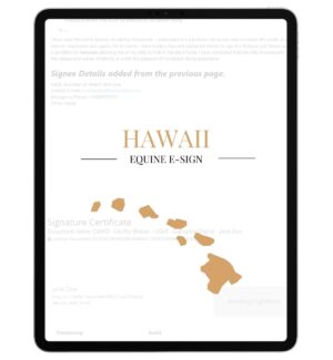 Hawaii Equine E-Sign